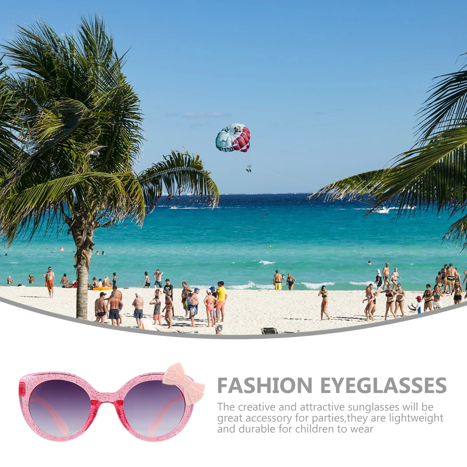 1Pair Kids Sunglass… - image