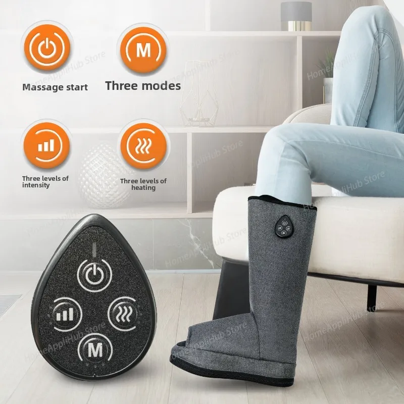 Rechargeable Air - pressure Heated Foot and Leg Massager with Multifunctions and Constant  temperature Leg  beautifying Function