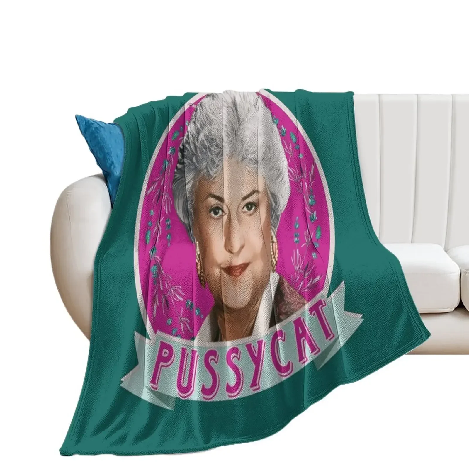 

Dorothy Zbornak - Pussycat Throw Blanket Summer Beddings Fashion Sofas Blankets