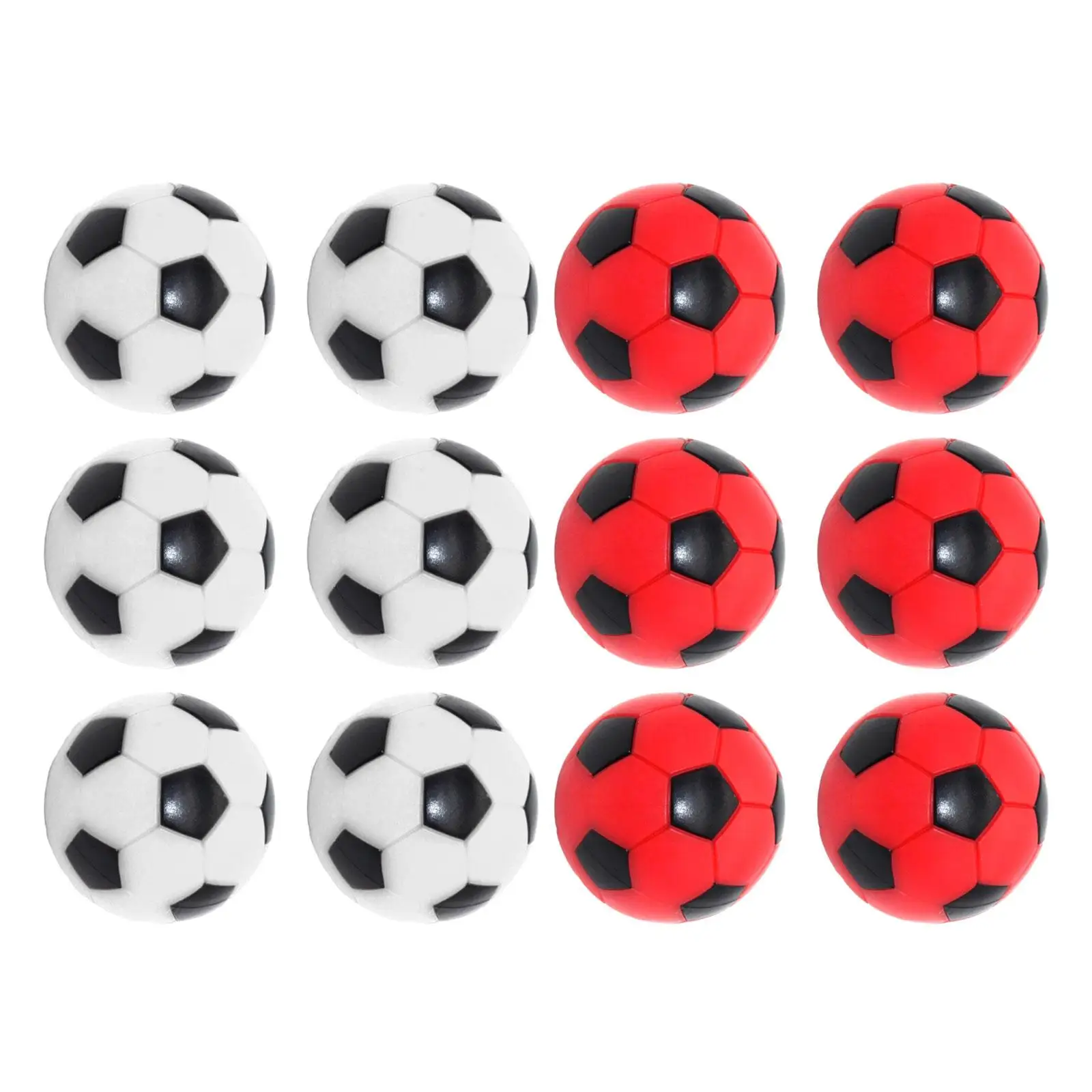 12x Foosball Table Balls Table Soccer Balls for Family Game Table Football Machine Party Games Home Recreation Room Accessories