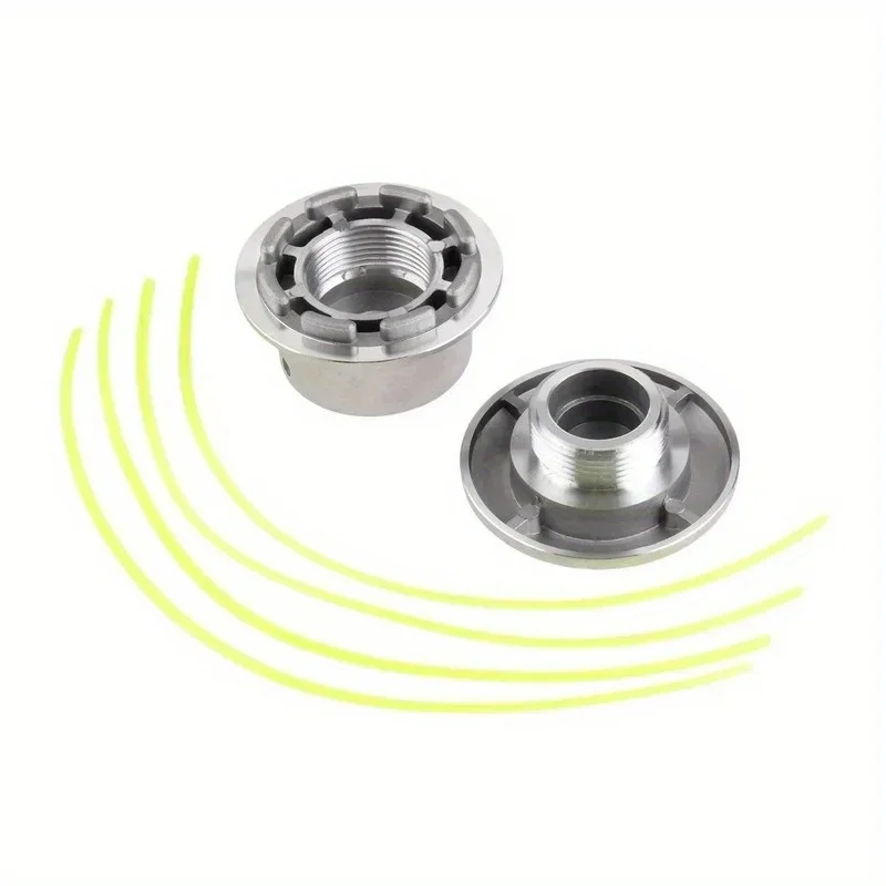 Aluminum Trimmer Head Spool Kit For Gas Lawn Mower Grass Cutter Cutting Line Replacement Parts