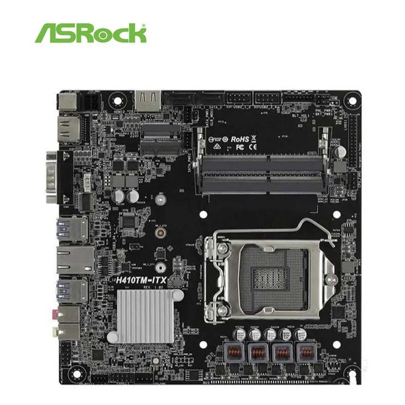 H410 MINI ITX Motherboard NEW For ASRock H410TM-ITX Motherboard Socket LGA1200 DDR4 Desktop Mainboard  support 10400 10100F