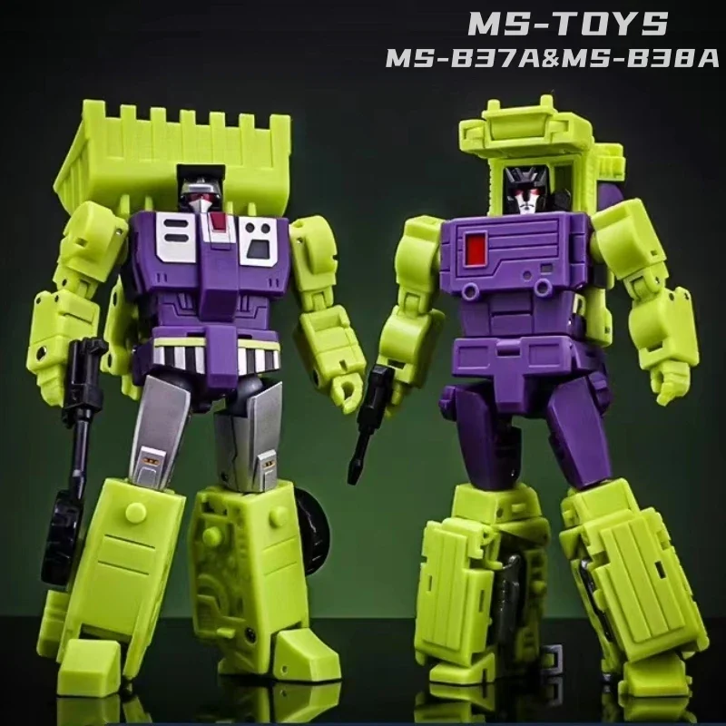 Magic Square Transformation MS-TOYS Devastator MS-B37A&MS-B38A Shovel Master & Roller Master Mixmaster Bonecrusher Action Figure