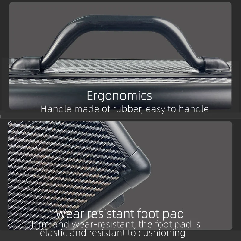 ToolBox Portable Aluminum Safety Equipment Toolbox Instrument Case Storage Box Suitcase Impact Resistant Case with Sponge