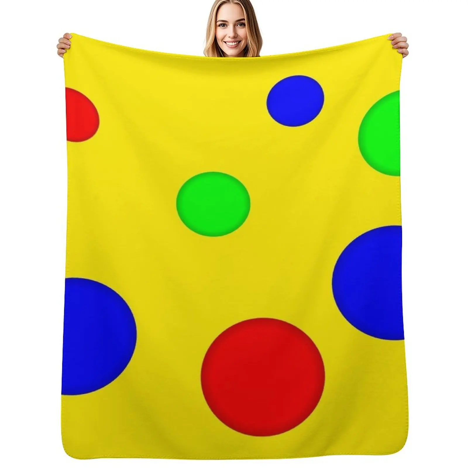 

Spotty Pattern | Mr Tumble's Spotty Throw Blanket Lightweight Cozy Blanket for Bed Sofa