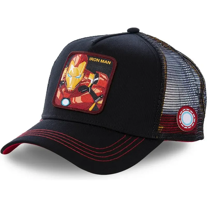 Marvel Cartoon Tennis Hat Student Sunshade Casual Hat Anime Figures Spider Man Hulk Baseball Hat Kids Toys Birthday Gifts