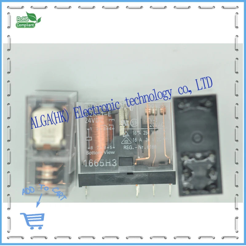 Special offer relay G2R-1-E-DC24V imported from 16A G2R-1-E-24VDC 8feet.