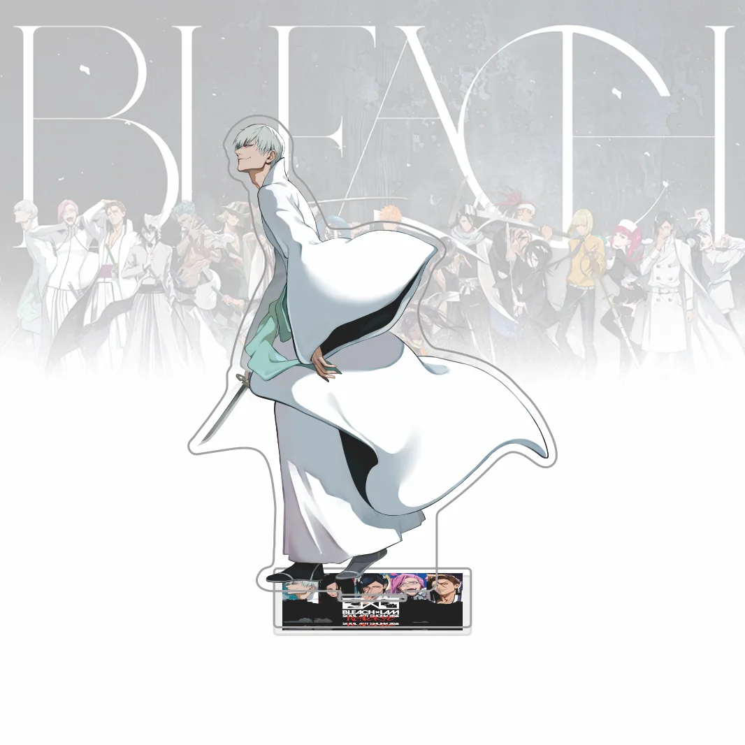 Bleach Anime Acrylic Stand Figure Kurosaki Ichigo Aizen Gin Unohana Ishida Model Plate Desk Decor  Toy Itabag Display Keychain view 4