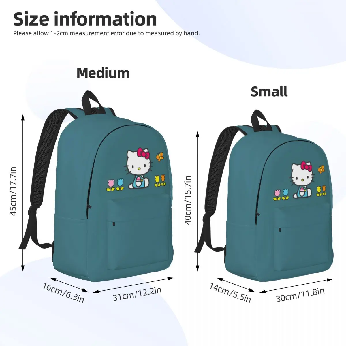Hello Kitty Tulip para hombres mujeres estudiante escuela mochila mochila primaria secundaria regalo