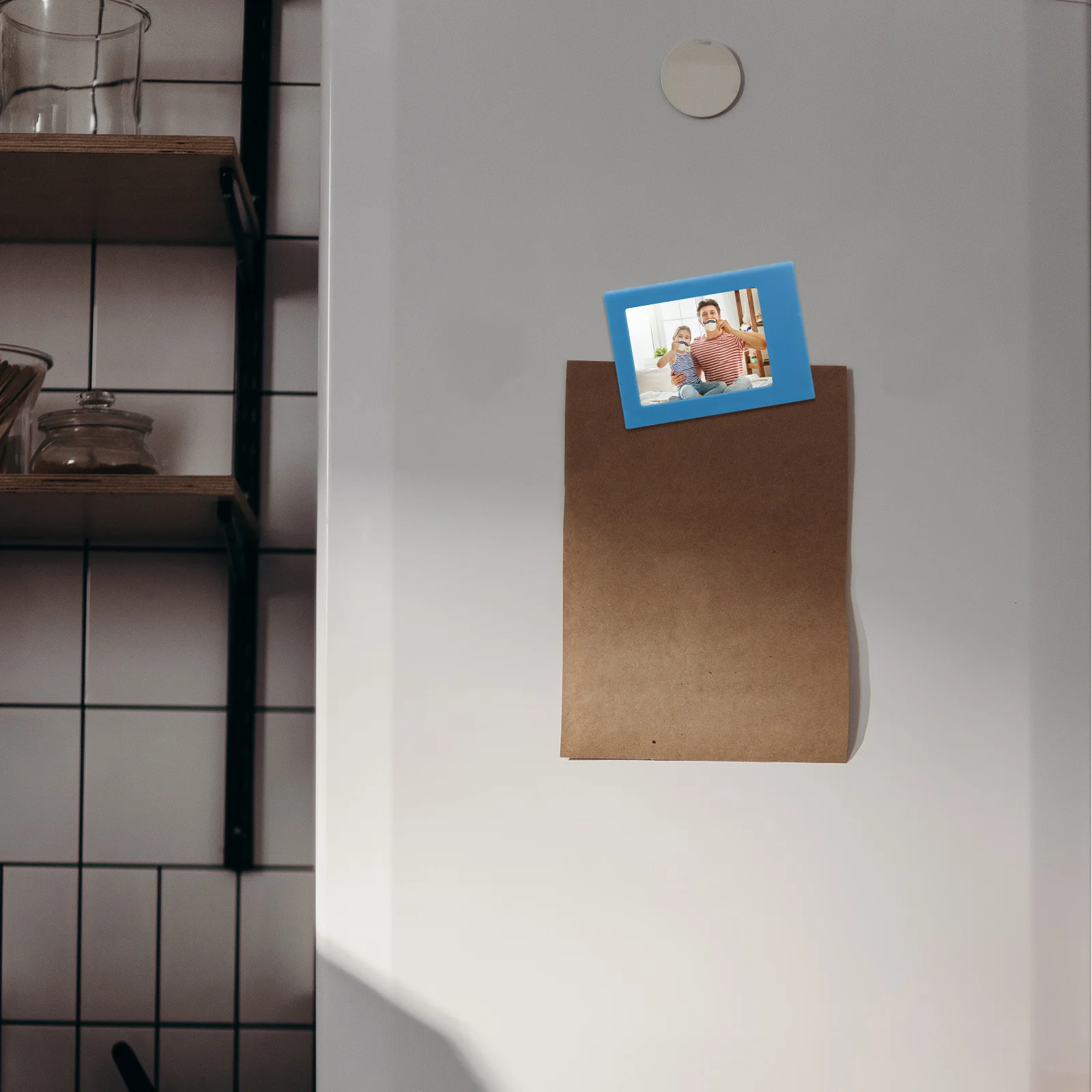 

10Pcs Magnetic Photo Frame for Fridge Reusable Magnetic Picture Frame Stickers Refrigerator Photo Holder Artistic Decoration