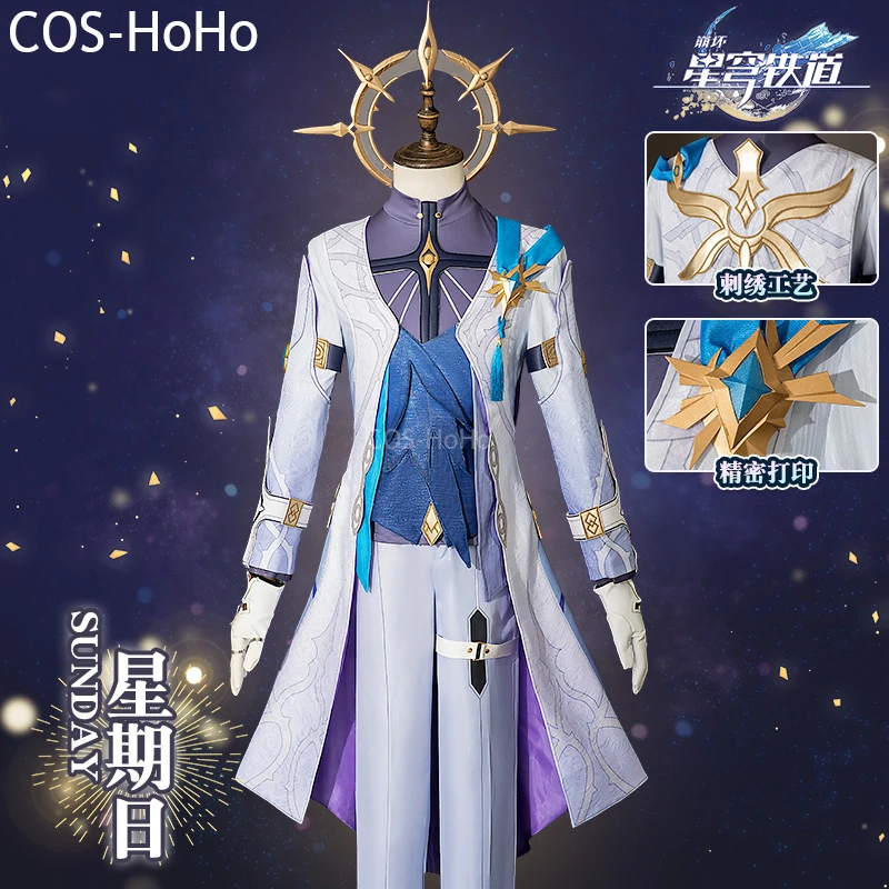 

COS-HoHo Honkai: Star Rail Sunday Game Suit Gorgeous Handsome Cosplay Costume Halloween Party Role Play Outfit Men XS-3XL