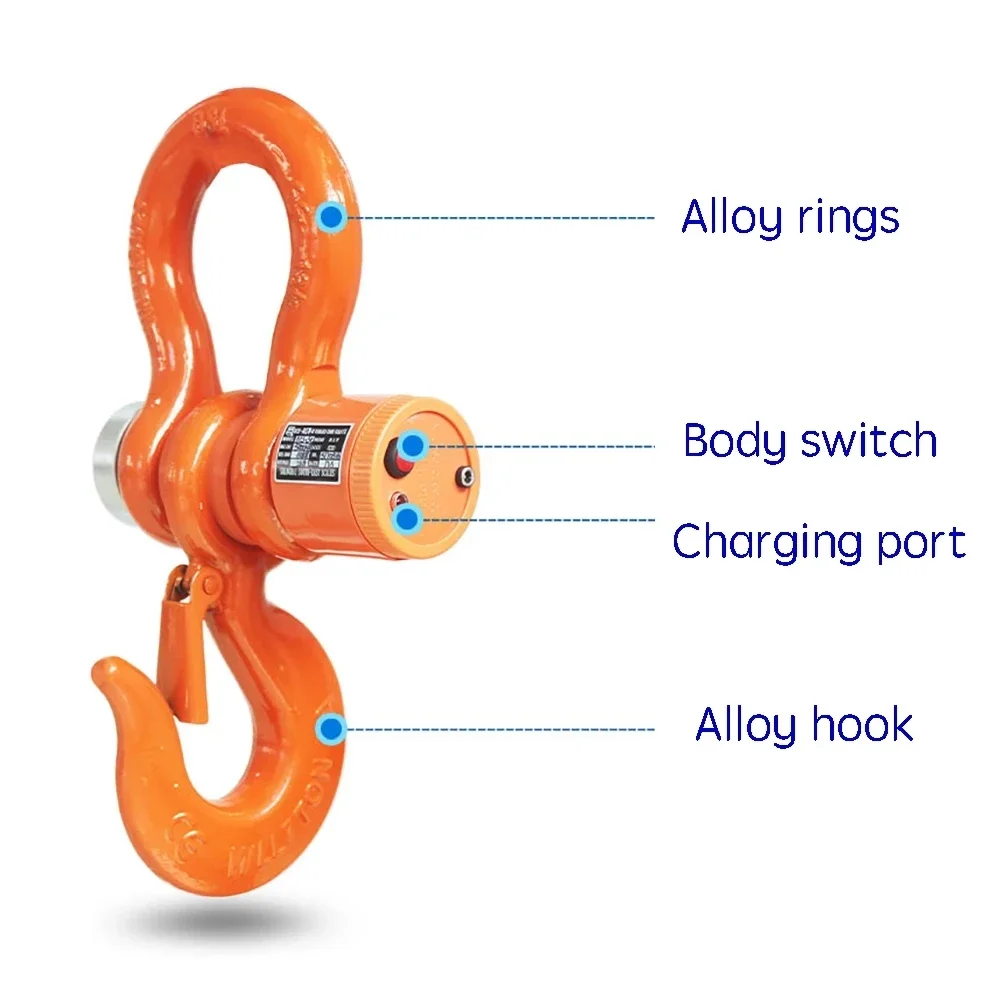 5T Wireless Digital Electronic Hanging Crane Scale With Wireless Handheld Meter