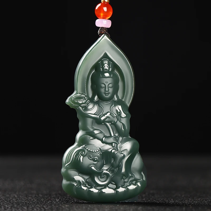 

Новый Hetian Jade Двенадцать Зодиакальный Бог Страж Нефритовый Кулон Синьцзян Сапфир Мужские и женские Натальный Будда