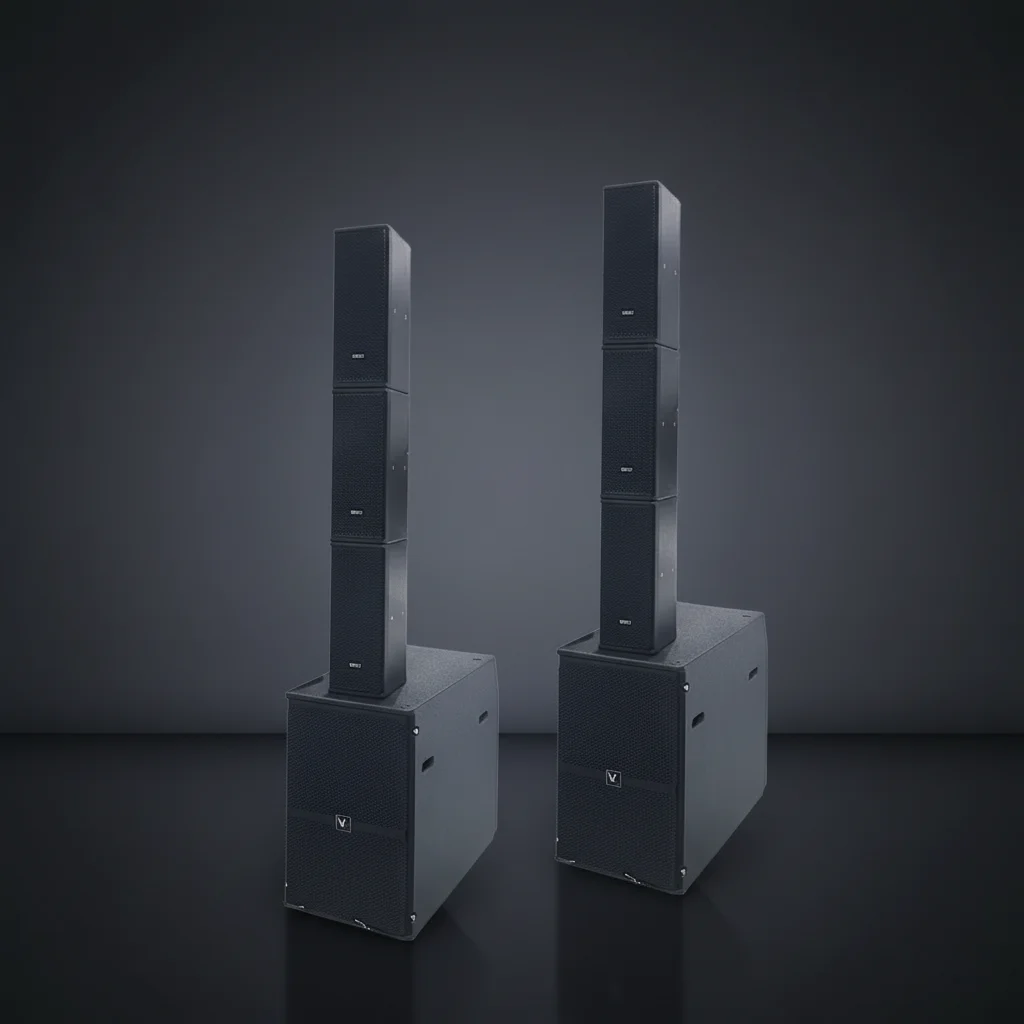 

Professional Active Line Array Audio Set Large Stage Performance Banquet Hall Floor-standing Speakers Full Range Speakers