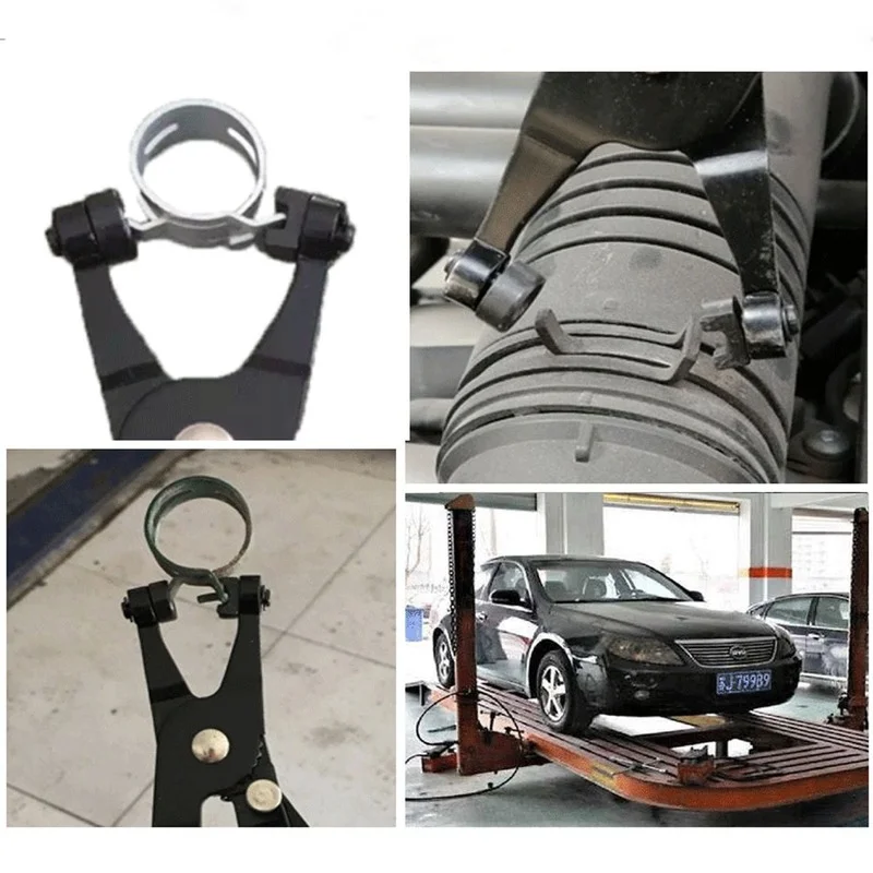 Pince de Serrage pour Tuyau, Outil pour Conduits d'Eau de Voiture, d'Élimination des Canalisations de Refroidissement de Carburant, Poignée plus Épaisse, Améliore la Résistance et le Confort