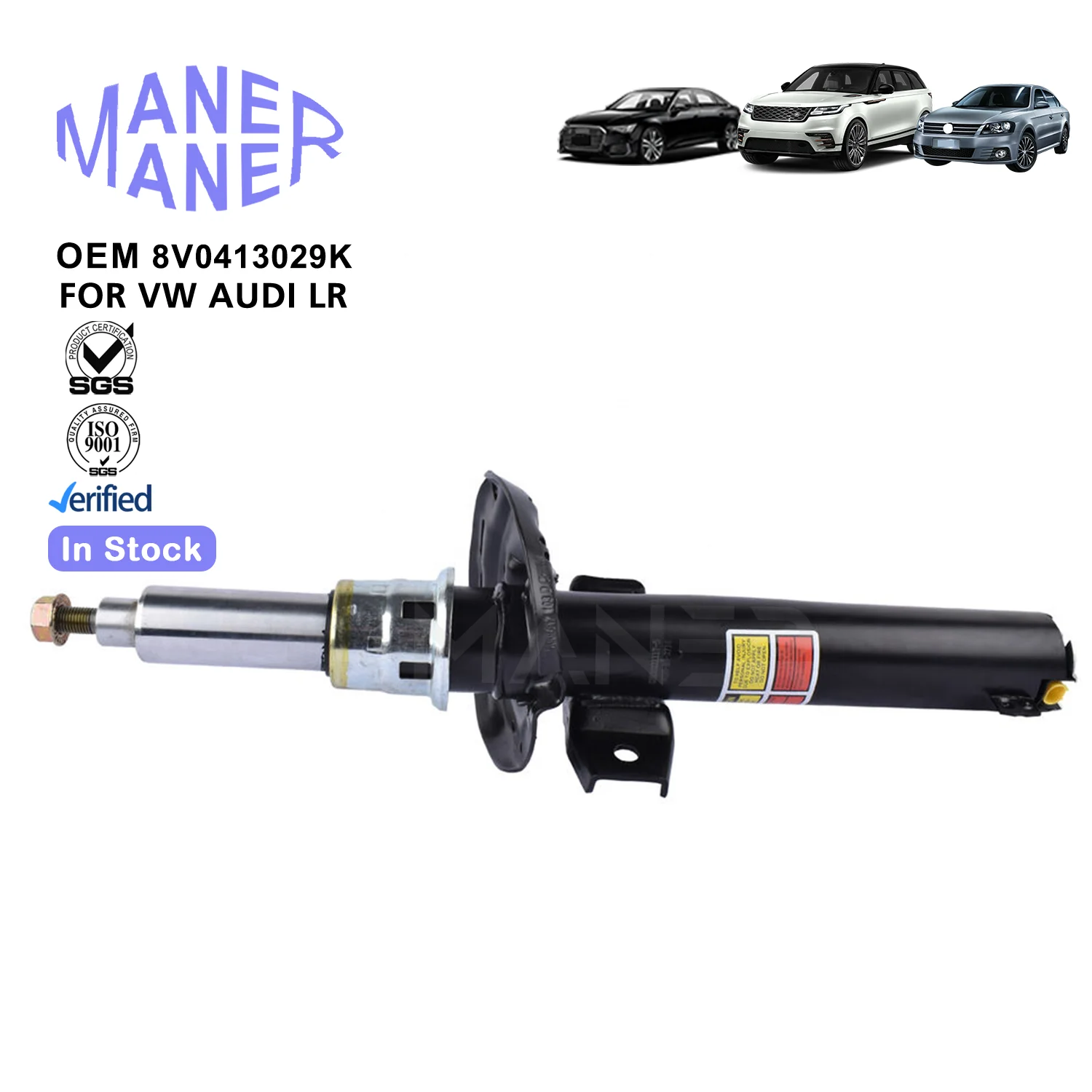 

Детали подвески MANER 8V0413029K 8V0413029P Заводская цена Производитель пневматической подвески Амортизатор для Audi A3 S3 RS3 TT TT