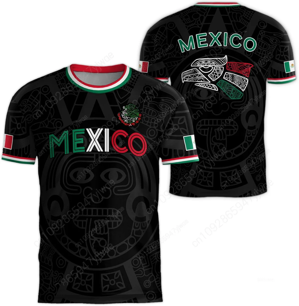 Mexico Soccer Jersey For Children 2026 Football National Team Fans Sportswear Short Sleeve Summer Men's Outdoor Training T-shirt