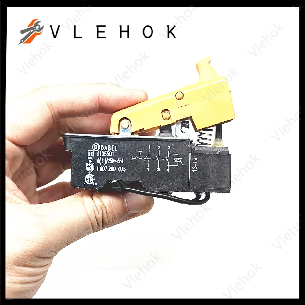 SWITCH for BOSCH GRW11E GSB90-2E GBM16-2E GBM23-2E DRM23/13 GBM16-2RE 1607200075 Power Tool Accessories Electric tools part