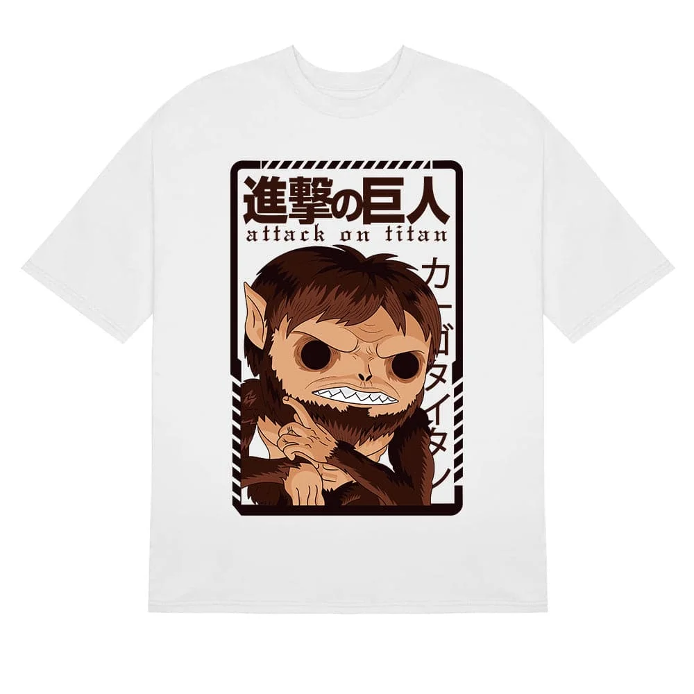 Beast Titan Funko Pop Style T-Shirt - Attack on Titan