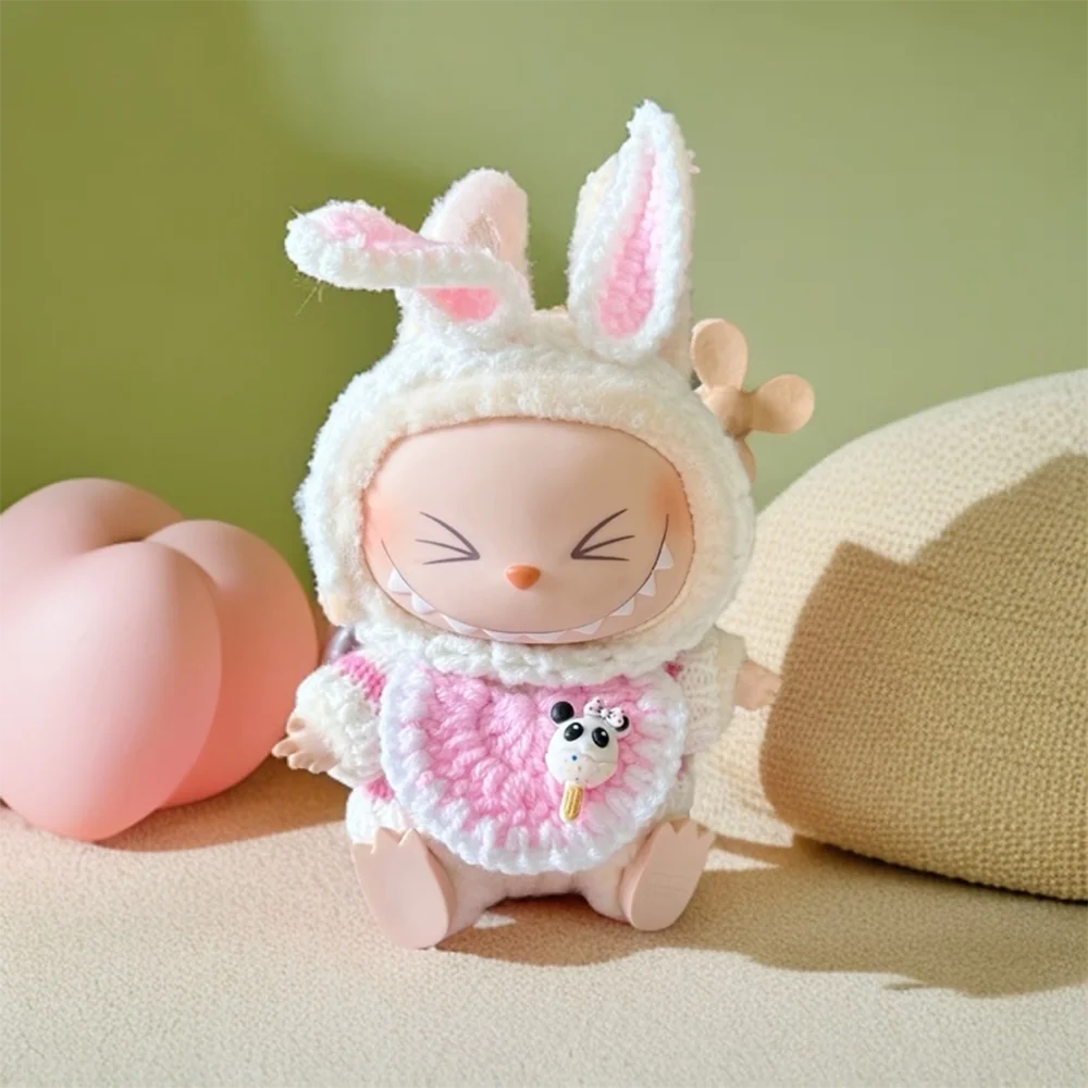 

Knitted Clothing Doll Clothes DIY Accessories Gift For 17cm Labubu Doll Clothing Accessories