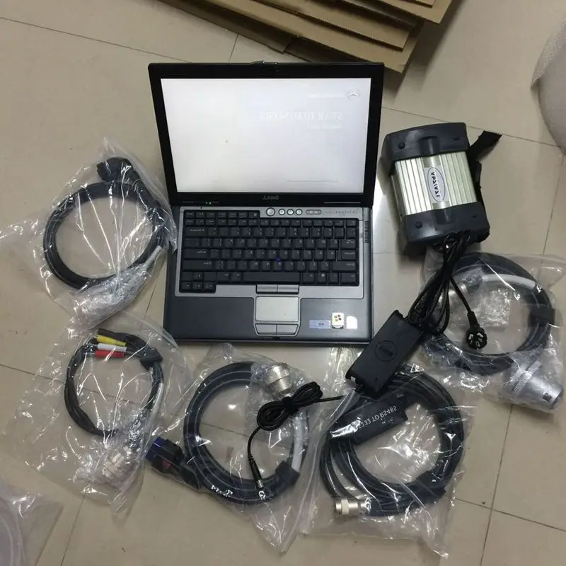 Top MB Star C3 With SSD Software 2014.12 Best Chips mb star c3 diagnosis 90% New laptop D630 4GB Work Cars 12V 24V