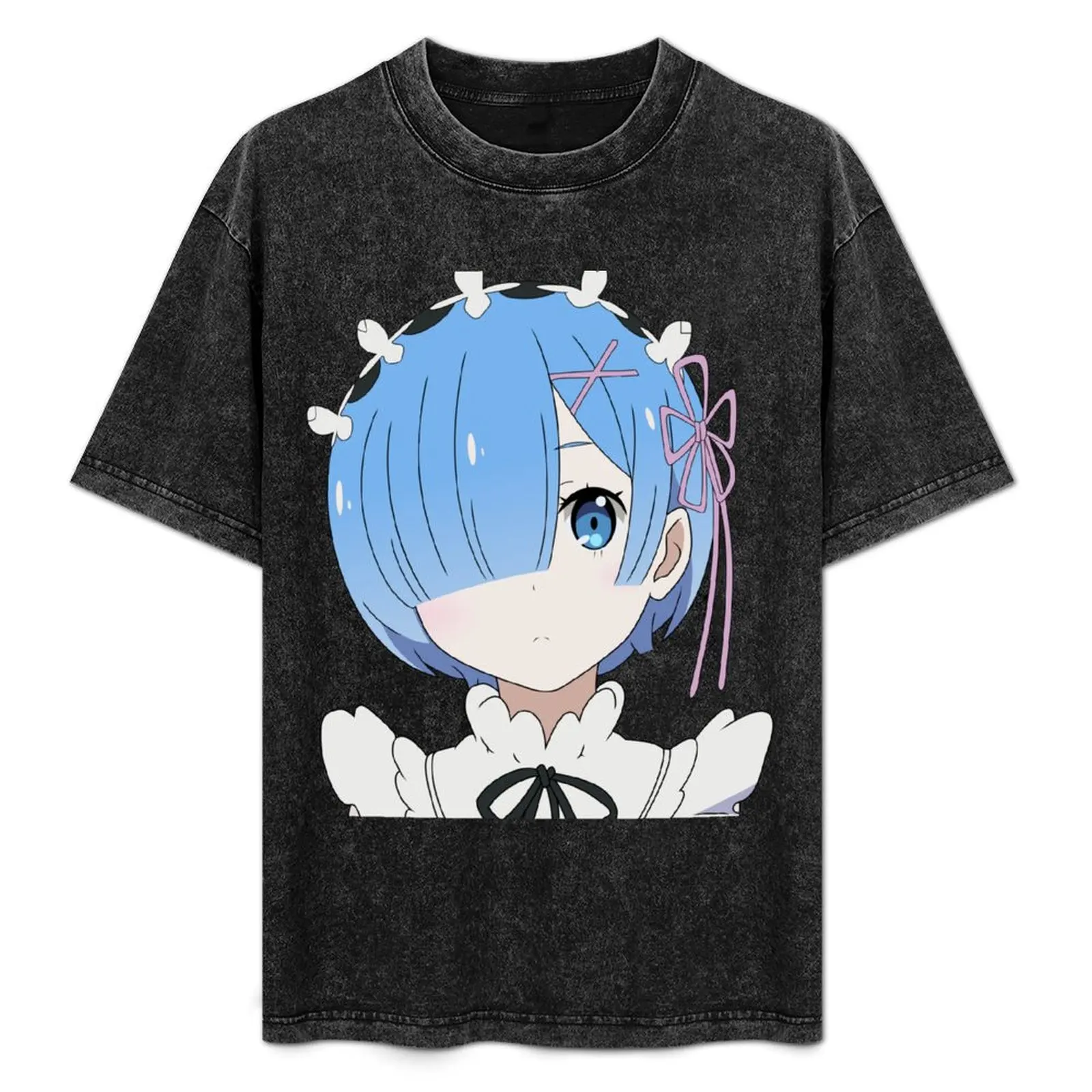 Re: Zero - Rem [no background] T-Shirt Soft Stretch Short Sleeve Top