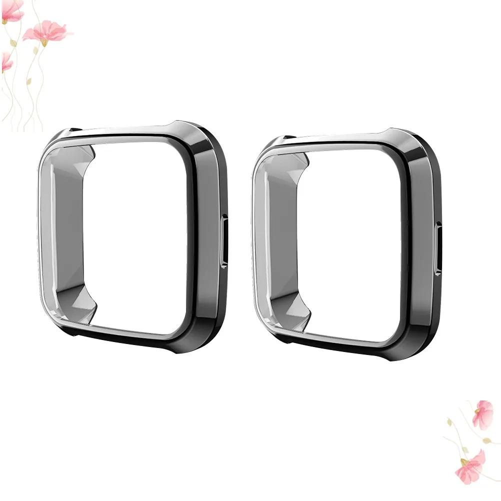 Funda protectora profesional para reloj inteligente, Material de Tpu, resistente a caídas, resistente a arañazos, cubierta de fácil acceso para uso diario, 2 uds.