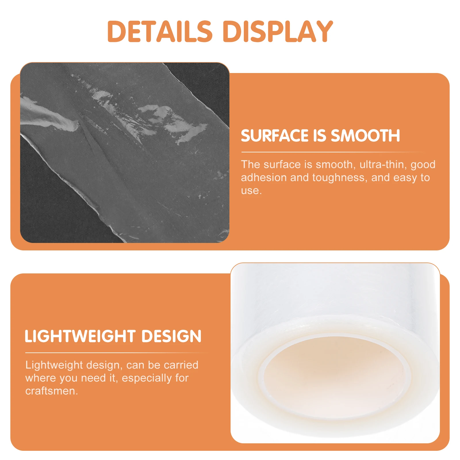 

3Pcs Lip Film Plastic Wrap Smooth Ultra-Thin Adhesion Toughness Easy Use Lightweight Portable Craftsmen Daily