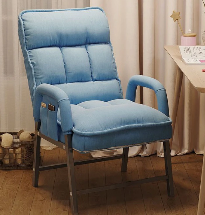 

Office Visitor Chairs Staff Bow Dormitory Mesh Back ,Customized Household Swivel Chair With Armrest Technology Fabric