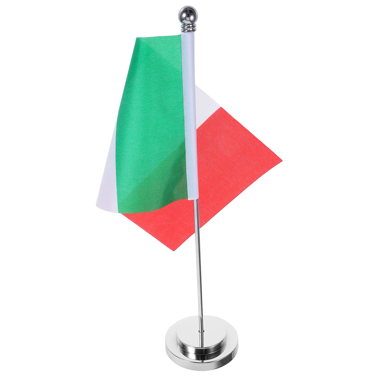 

Italian Flag Table Decor Small Office Desktop Flags Polyester Long Lasting Easy Clean Versatile Homes Hotels Restaurants Compact