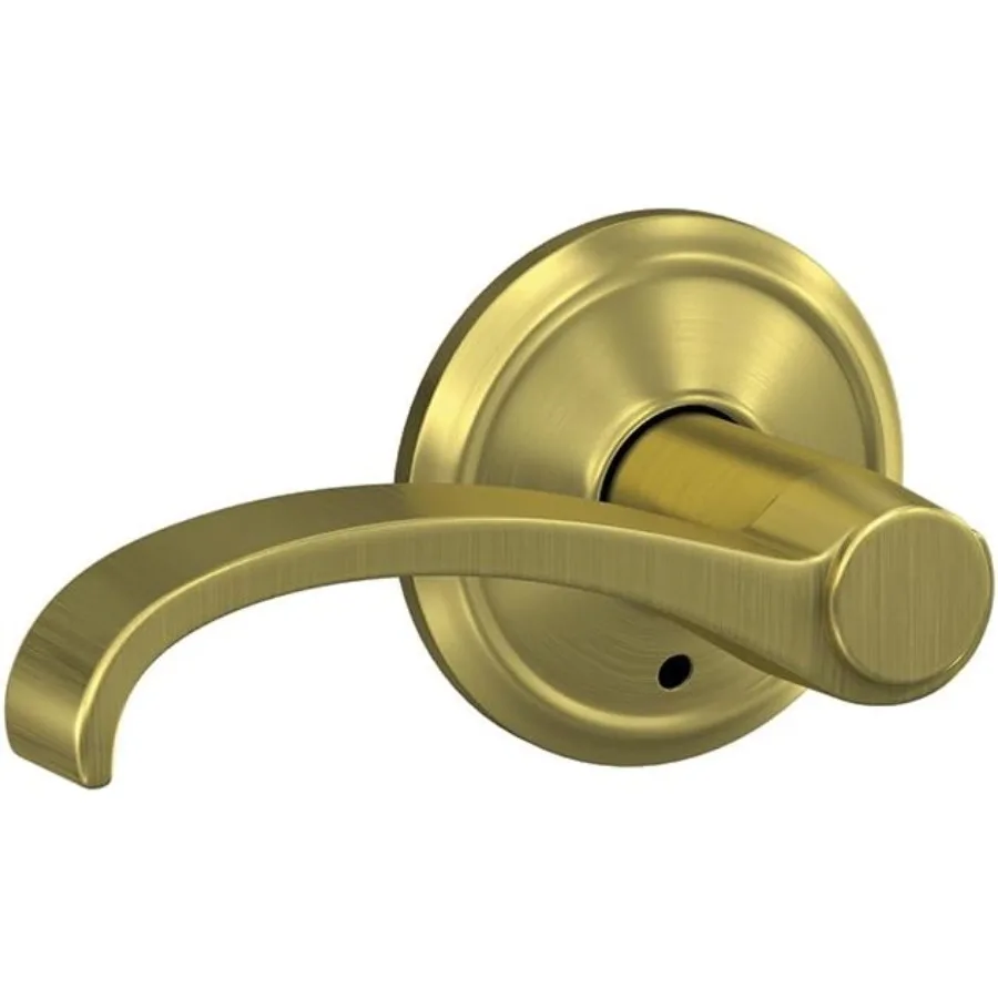 رافعة Whitney FC21 WIT 608 ALD المخصصة مع حواف Alden لخزانة HallCloset وقفل حمام السرير بلمسة نهائية من النحاس الساتان مثالية لـ HighTraff