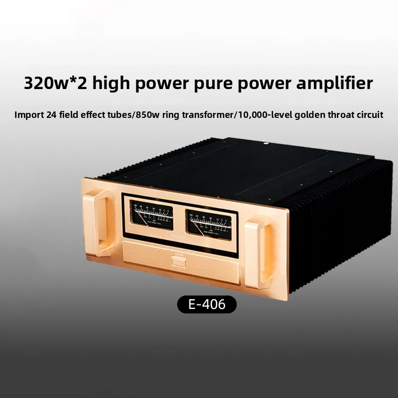 BREEZE 2025 ترقية جديدة E406 HIFI حمى عالية الطاقة المستوردة الألمانية FET pk الحلق الذهبي بعد المرحلة مكبر كهربائي