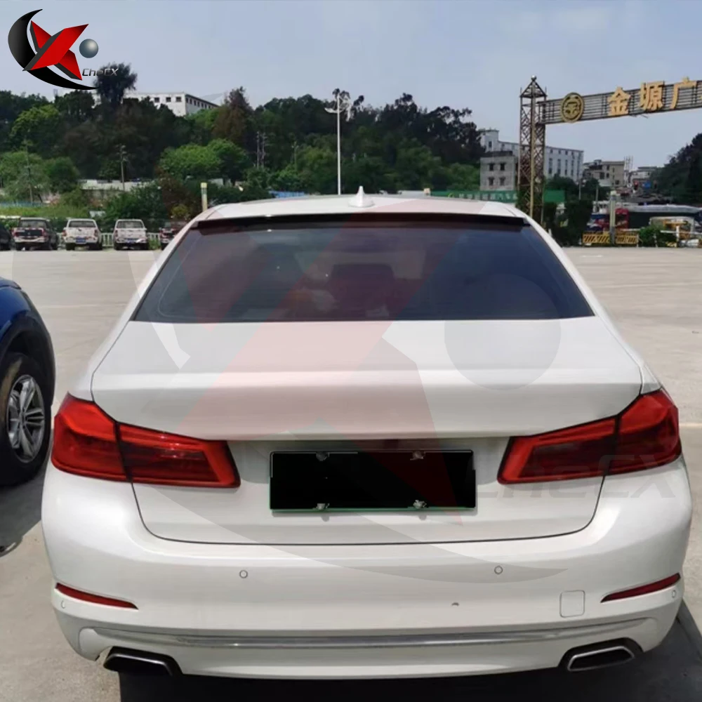 

Suitable For BMW 5 Series G30 G38 2018-2024 Rear Roof Spoiler Rear Windshield Decorative Deflector Aerodynamic Kit