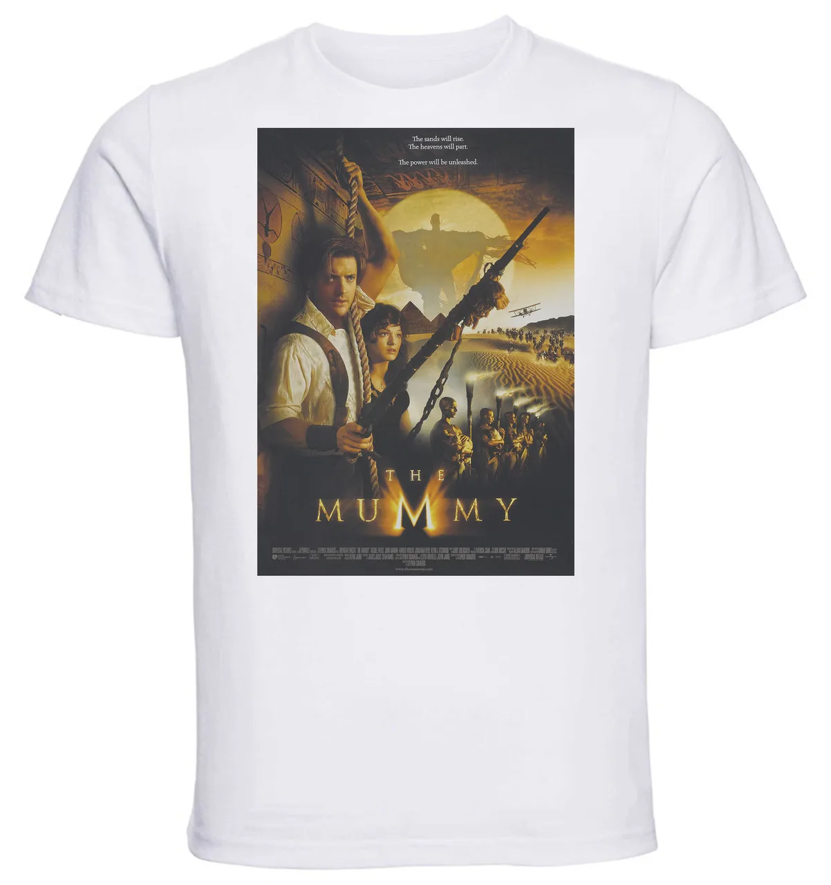 

T-shirt Unisex - White - Playbill Film - The Mummy