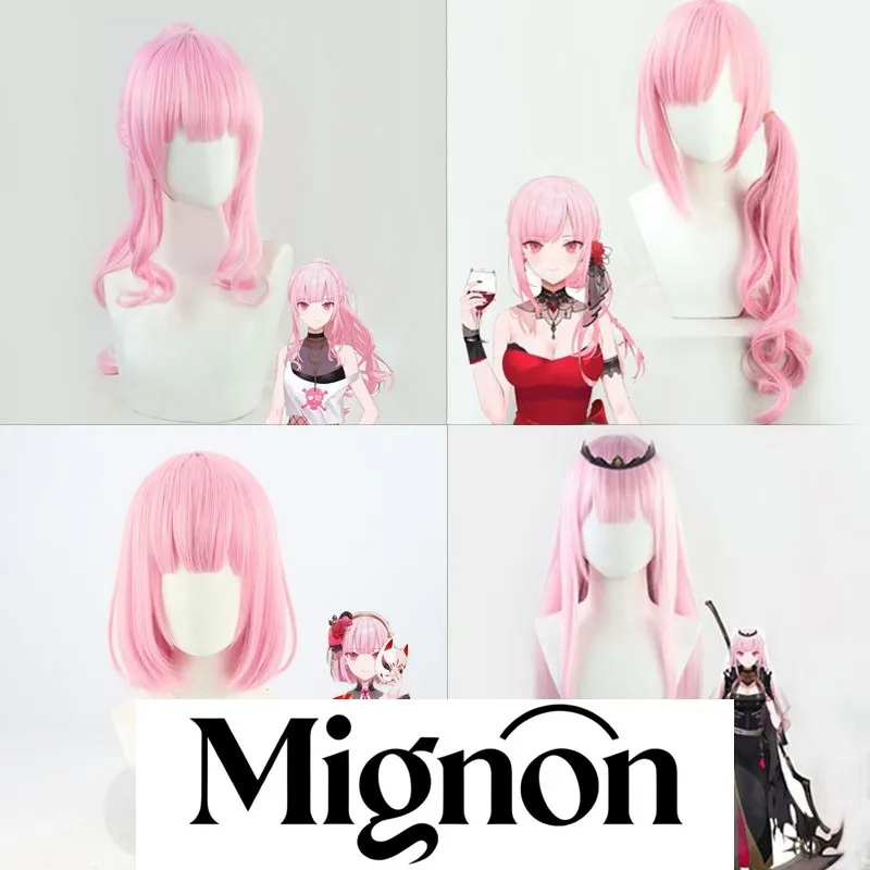 

hololive EN 1st Generation Mori Calliope Cosplay Wig, Reaper Style Pink Hair