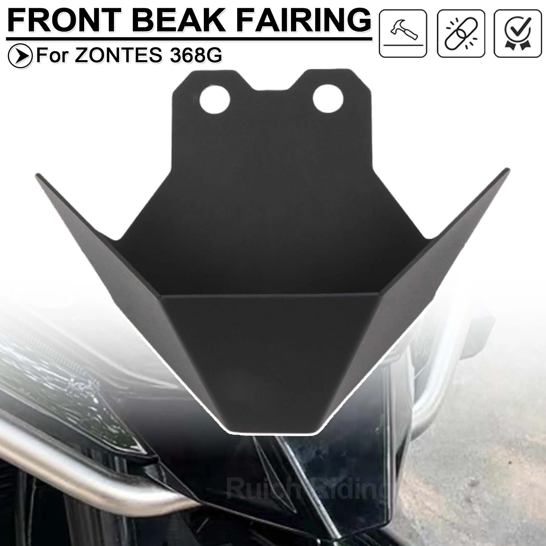368G Motorrad Frontspoiler „Vogelschnabel“ Verlängerungsschutz für ZONTES G 368 G G368