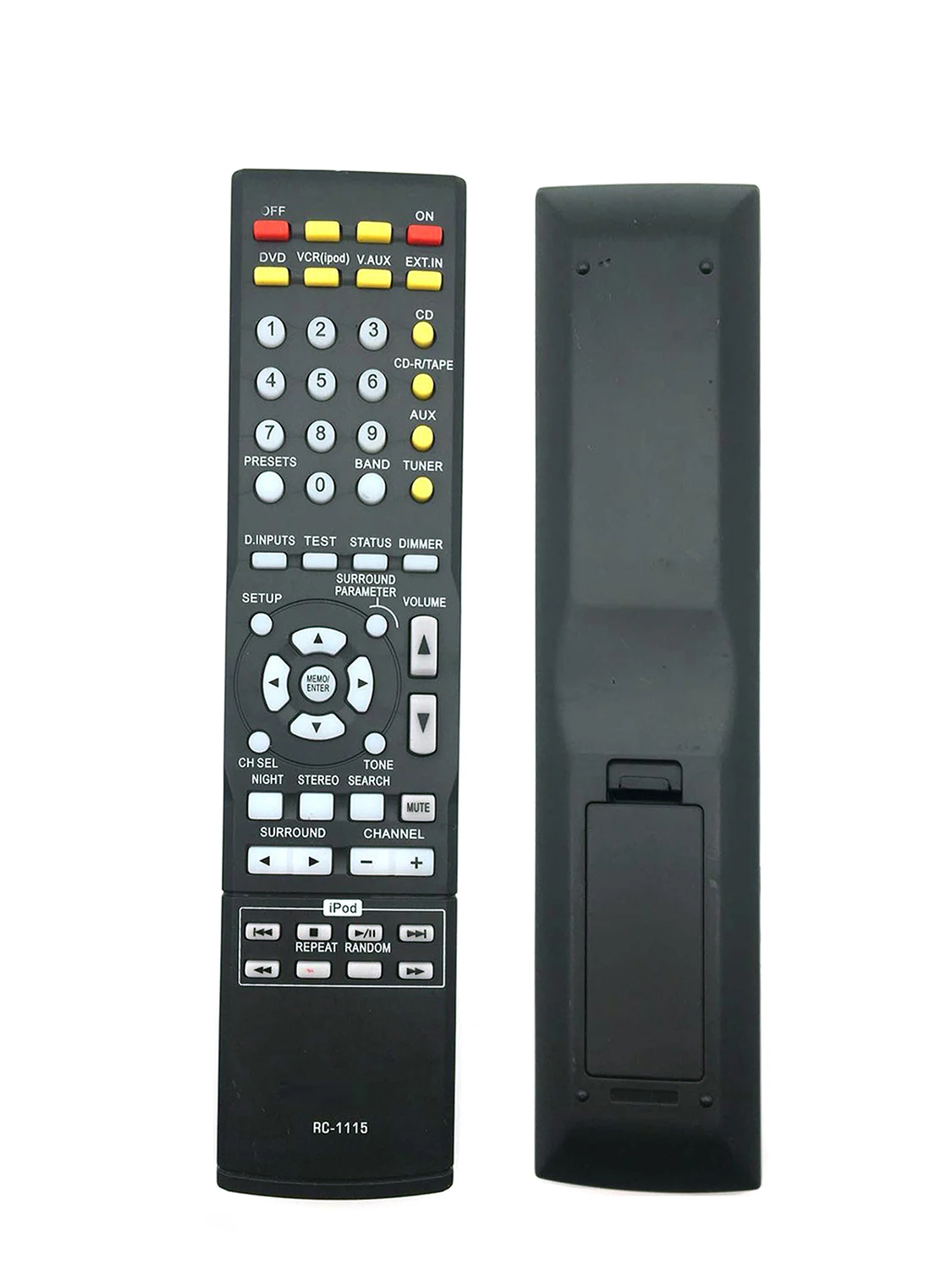 Pilot zdalnego sterowania do odbiornika AV Surroud DENON AVR-1404 AVR-1804 AVR-2105 AVR-2106 AVR-150 AVR-2805 AVR-2806 AVR-3808 AVR-3809 — zdjęcie produktu 5