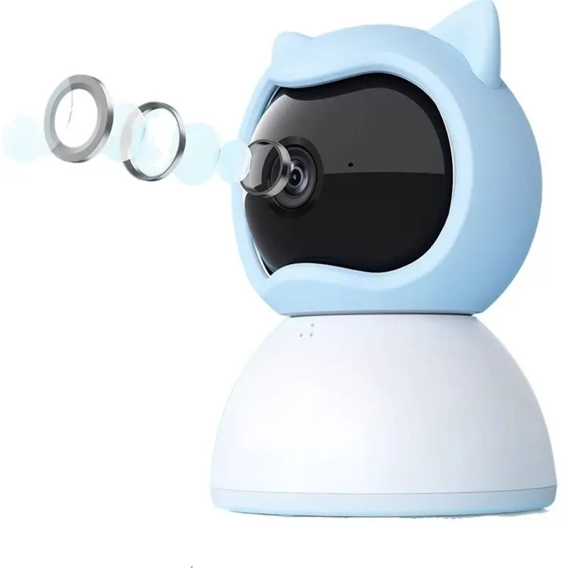 ABVG-Home Security Device And Indoor Wi-Fi Baby Monitoring Camera Two-Way Audio, Motion Detection 1Set EU Plug