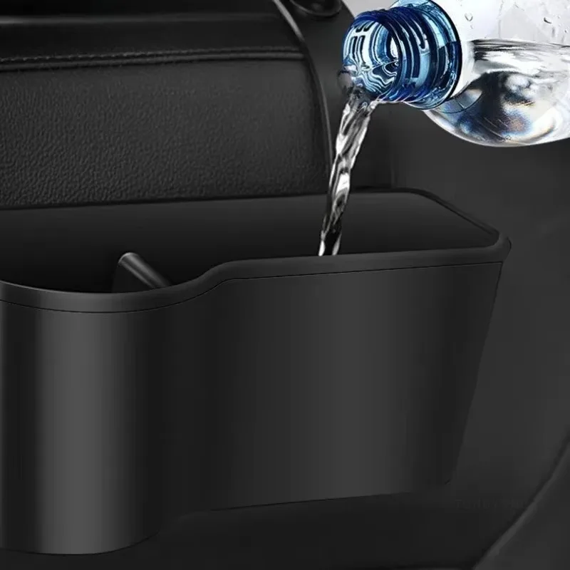 Organizer Sandaran Kepala Mobil Multifungsi - Kotak Penyimpanan Minuman Tempat Cangkir & Tempat Ponsel - Aksesori Mobil