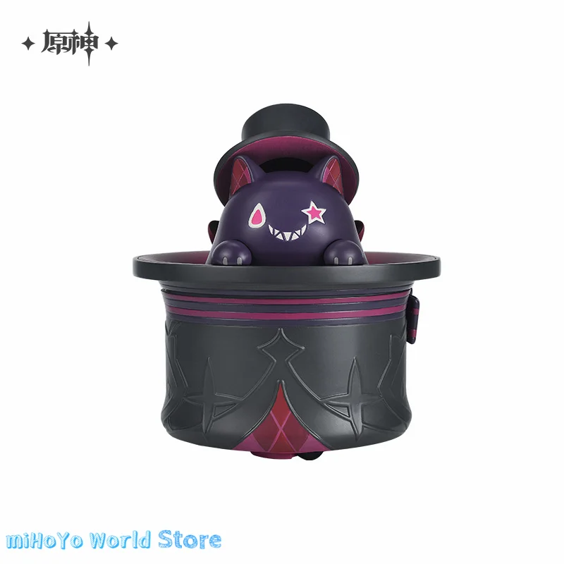 Lyney Cat Prop Official Genuine Genshin Impact Lyney Magic Show Series Gaming Peripherals The Funny Hat Cat Can Run Girl Gifts