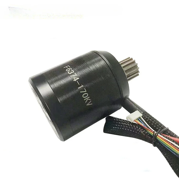 

F6374 electric scooter motor, high power pulley permanent magnet DC brushless motor equipment motor