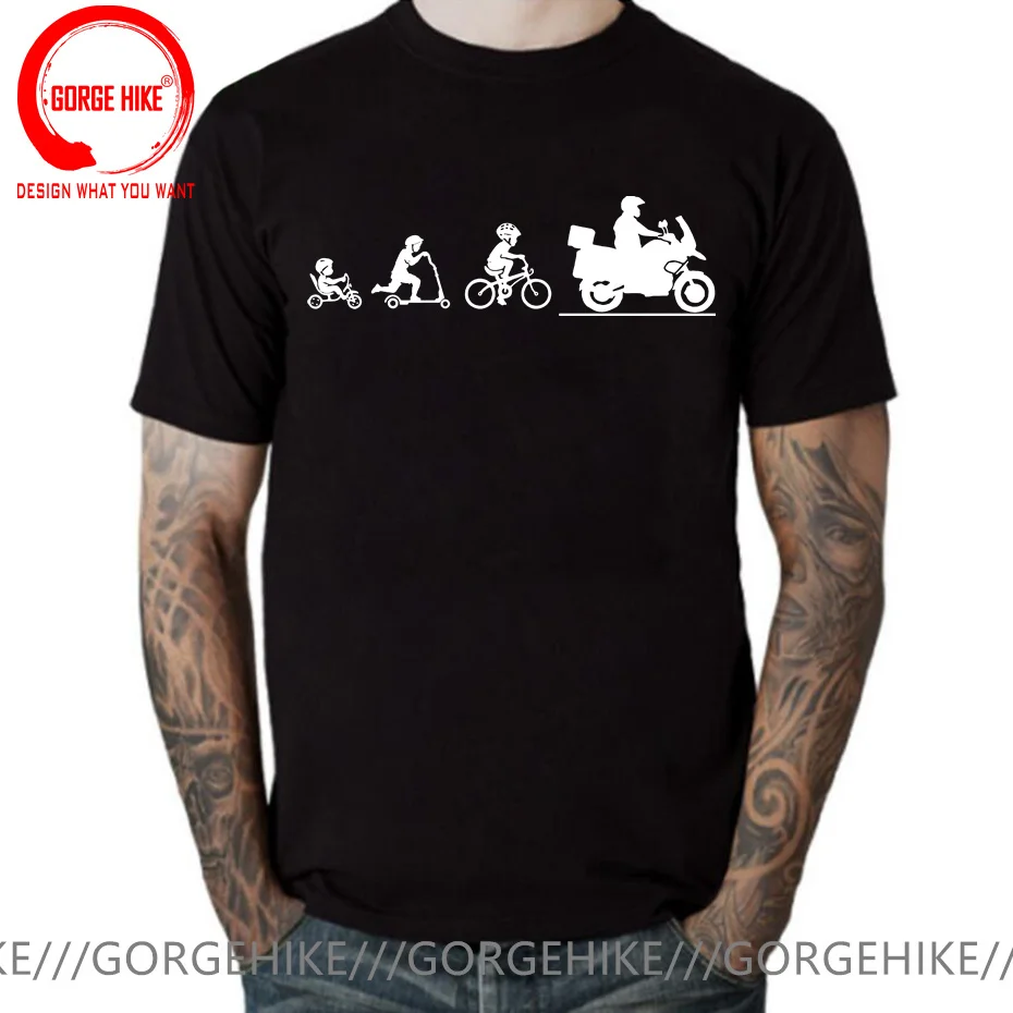 Moto Bike Evolution T Shirt GS 1200R R1200Gs Motorrad Adventure Enduro Motorcycle Bike Men's Lastest Simple Style Design T-Shirt