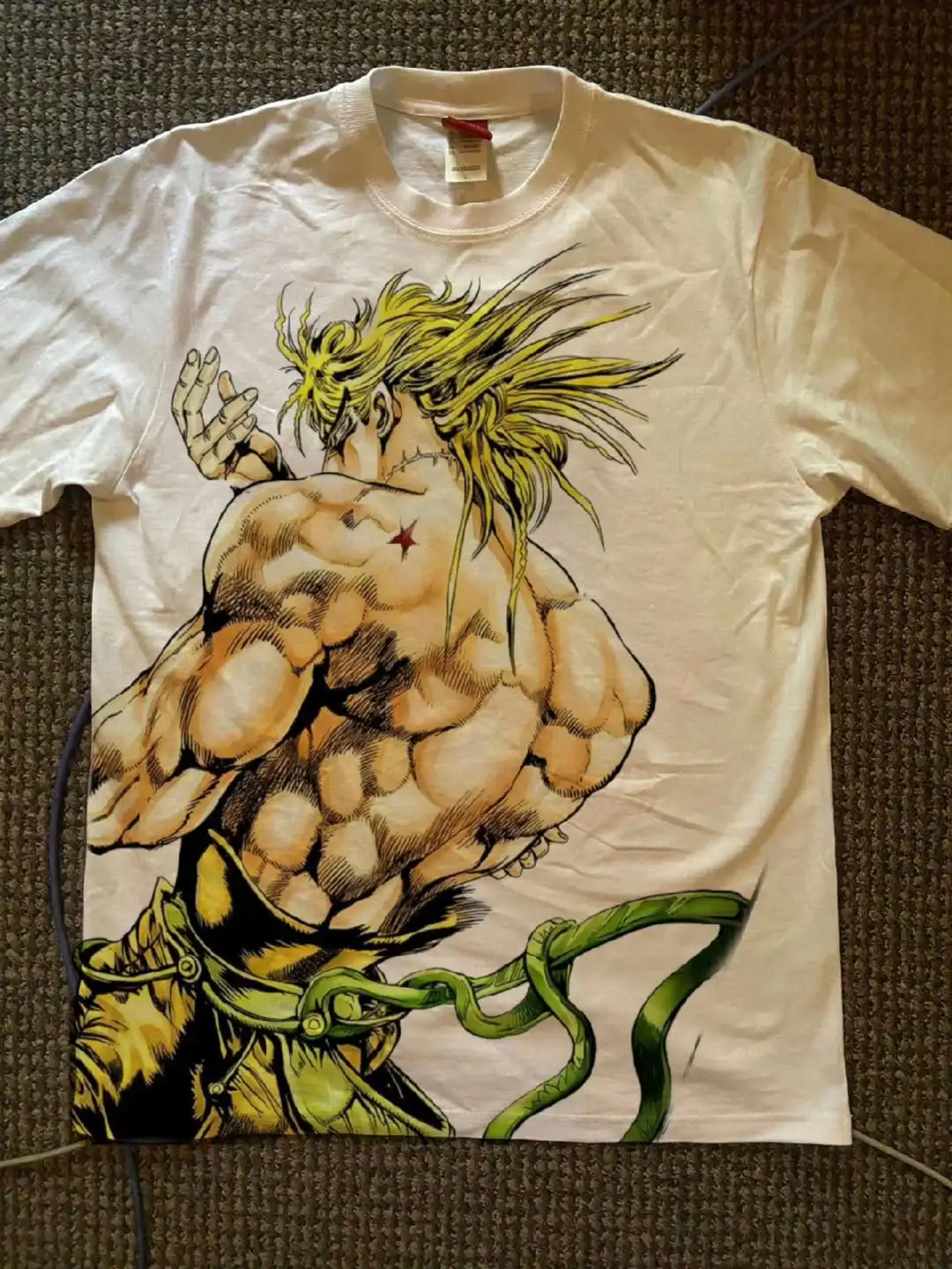 Jojo Bizarre Adventure Johnny Star T-Shirts Herren Anime O-Ausschnitt Baumwolle T-Shirts Kurzarm Tops Sweatshirt Sommer Herrenbekleidung