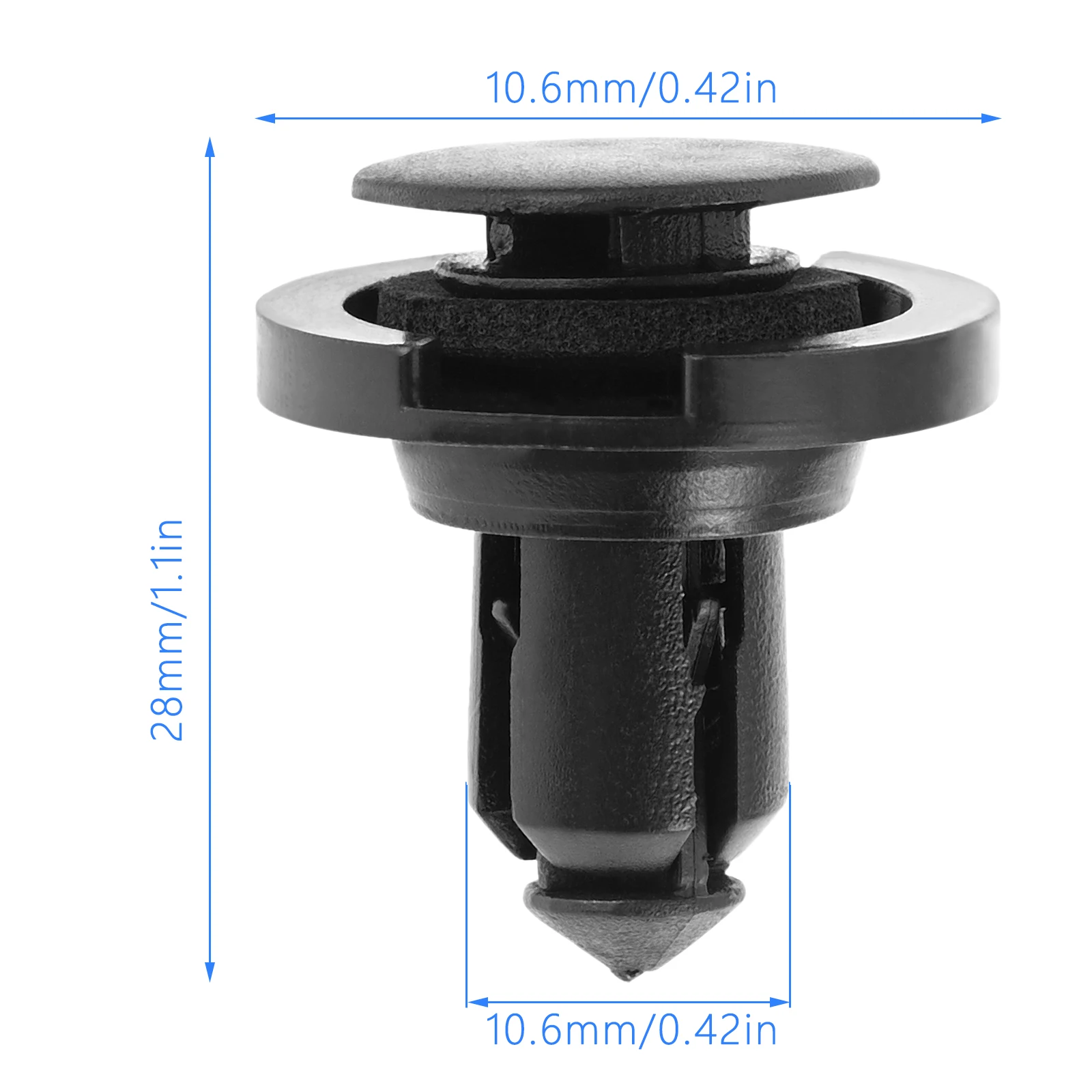 30pc Side Skirt Push-on Retainer Clip Fit for Subaru Legacy Exiga Levorg XV Ascent Sill Side Skirt Rocker Panel Molding Retainer