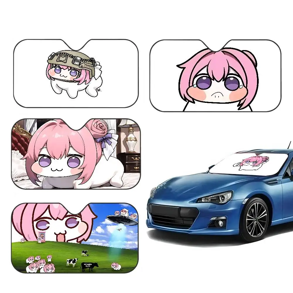 Nikke Doro cartoon Personalized Windshield Sunshade Car Cover Sun Shade Auto Sun Visor Car-covers Car Solar Protection