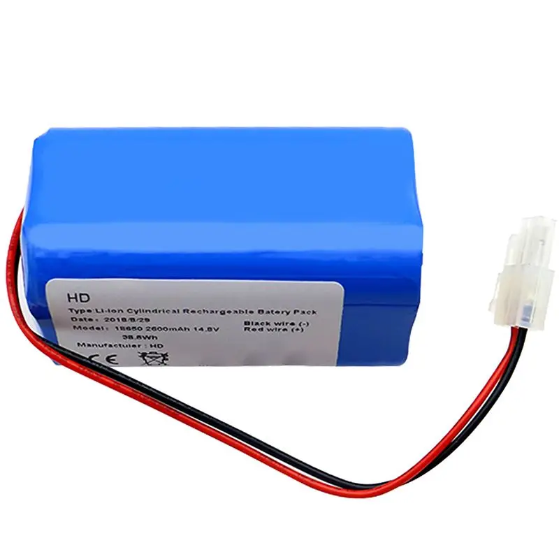 Daily Sale 2X Rechargeable For Ilife Ecovacs Battery 14.8V 2600Mah Robotic Vacuum Cleaner Parts For Chuwi Ilife A4 A4S A6