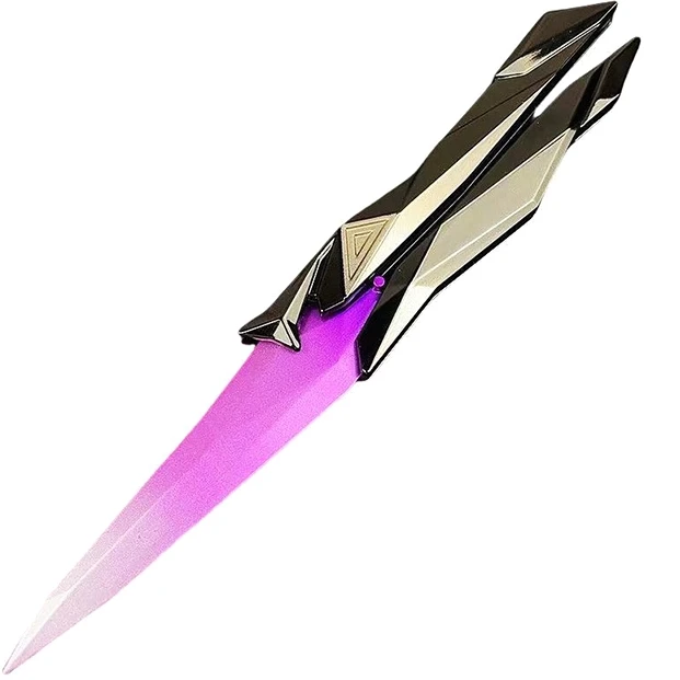 3D Engraved Collectible Weapon Portable Melee Gear For Cosplay/Gaming Accessories Tactical Shooter Foldable Butterfly Blade