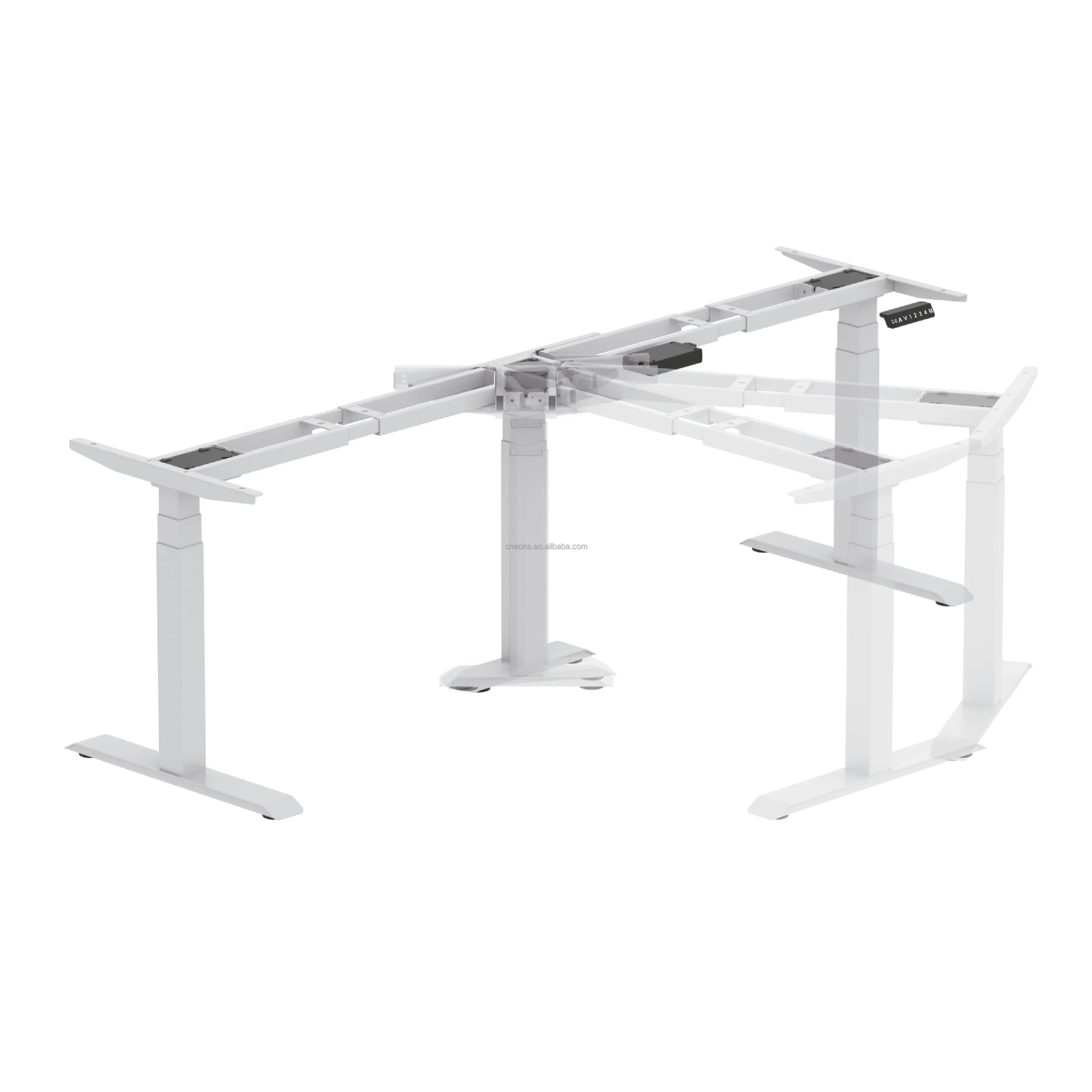2026 Workstation Table  Cheap Modern Ergonomic Computer Desks Office Electric Height Adjustable Desk