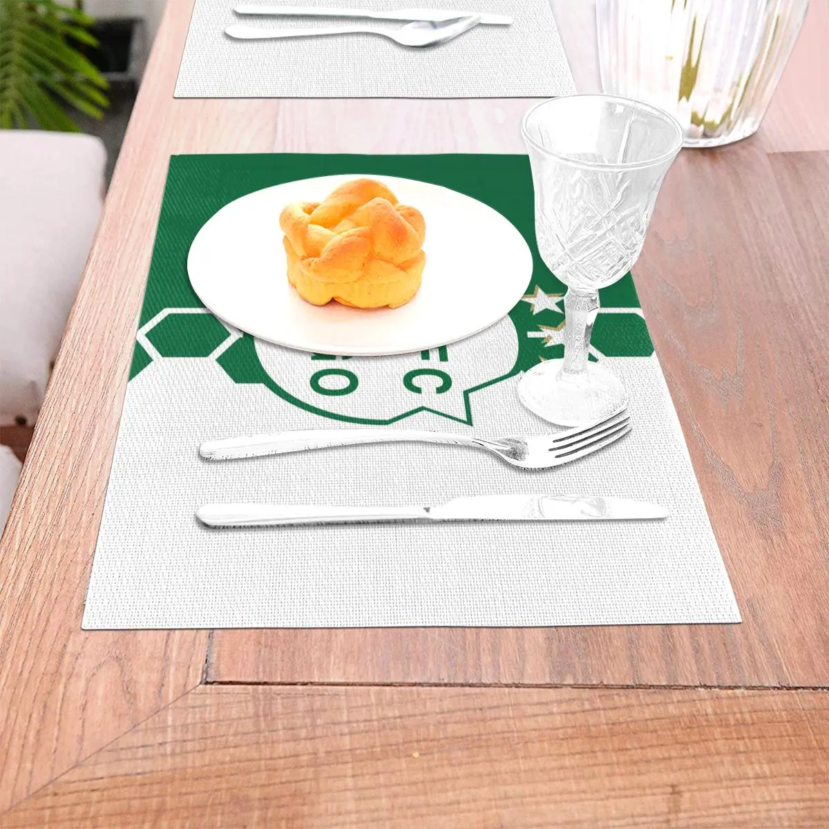 Israel F.C MHFC Champion PVC Woven Placemat Waterproof Easy Clean Washable Decoration Restaurant Kitchen