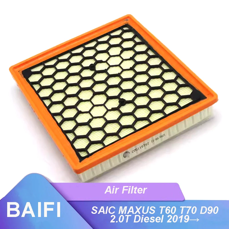 BAIFI Brand New Air Filter C00119797 For SAIC MAXUS T60 T70 D90 2.0T Diesel 2019→